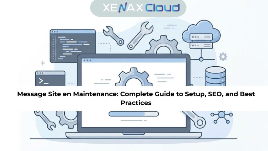 message site en maintenance