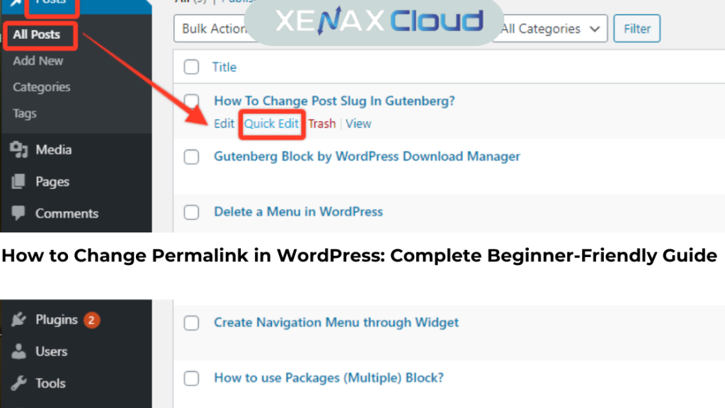 How to Change Permalink in WordPress