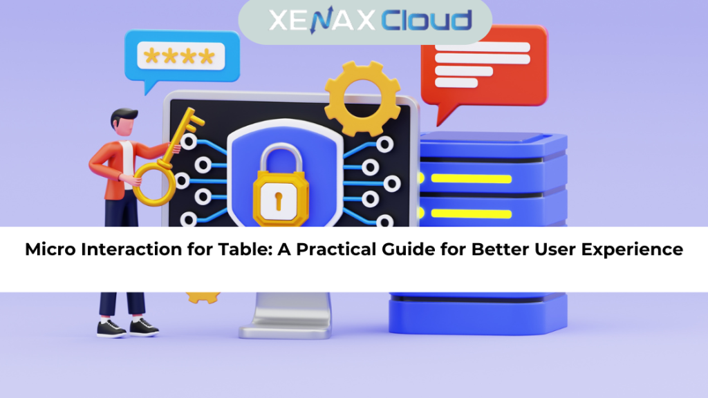 Micro Interaction for Table