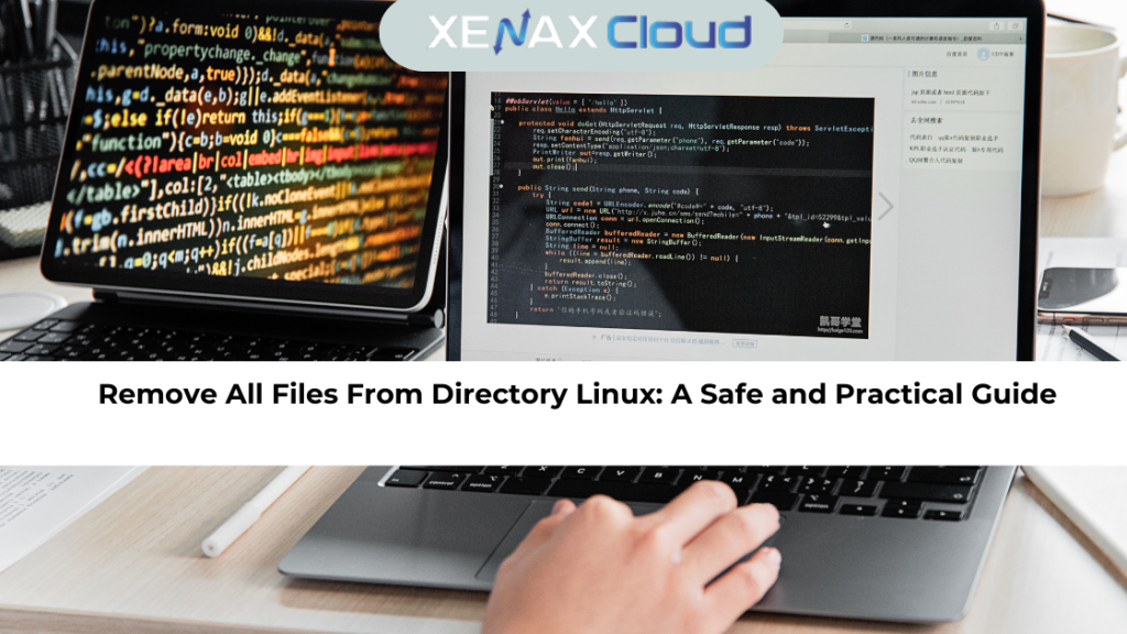 remove all files from directory Linux