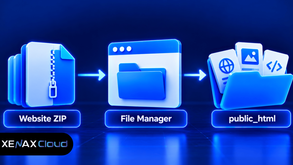  how to upload website to cpanel